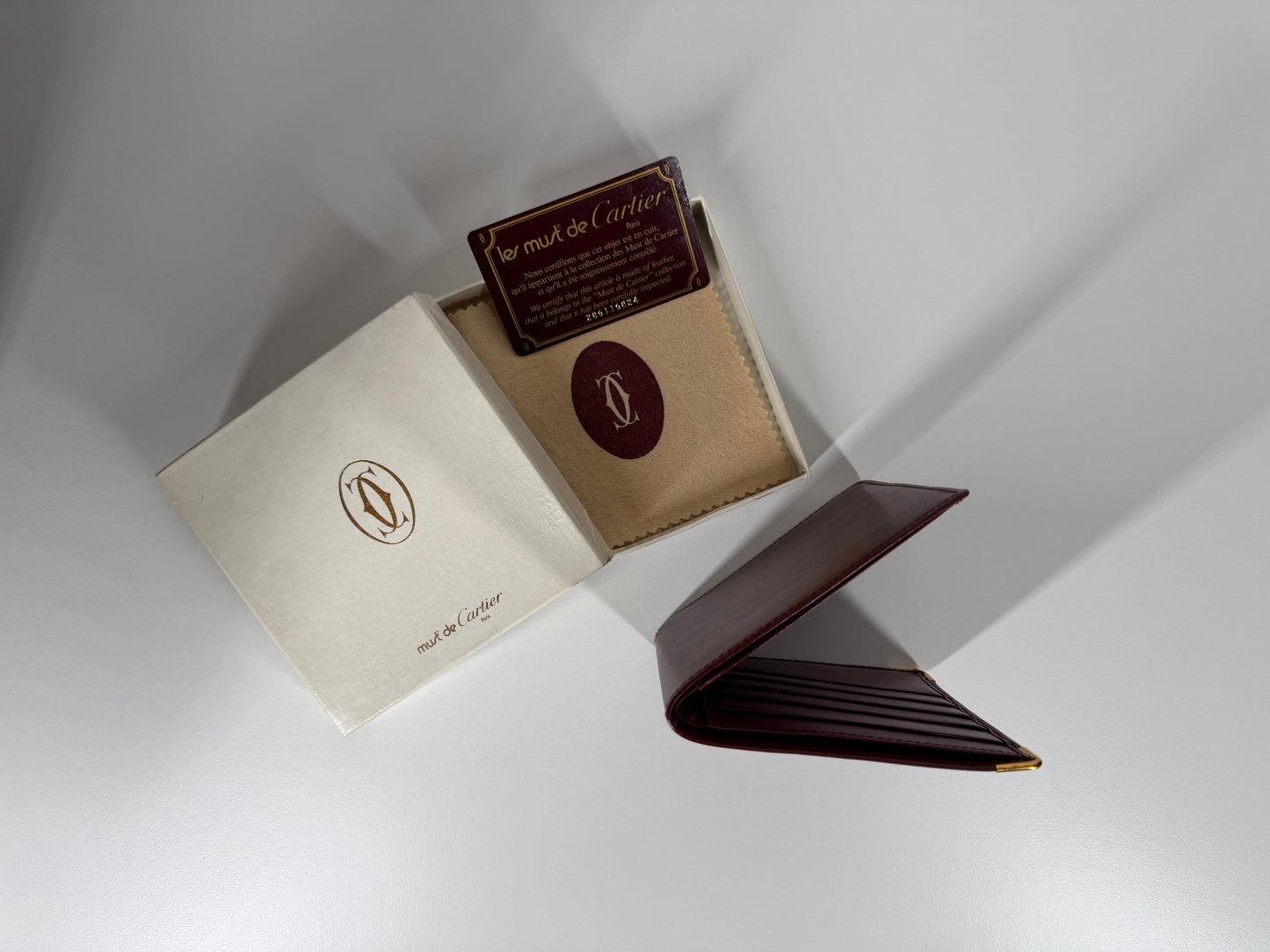 Cartier Must de Cartier Leather Wallet