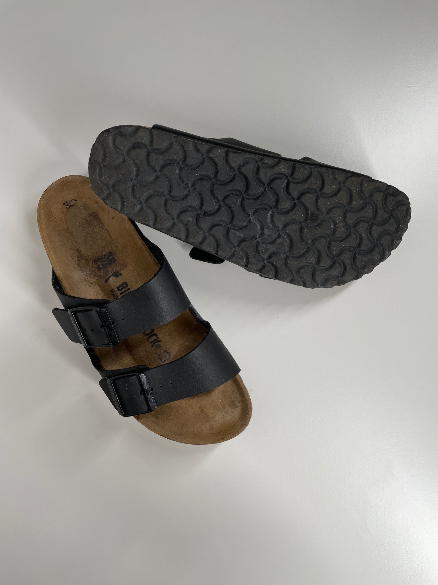 Classic Black Birkenstocks