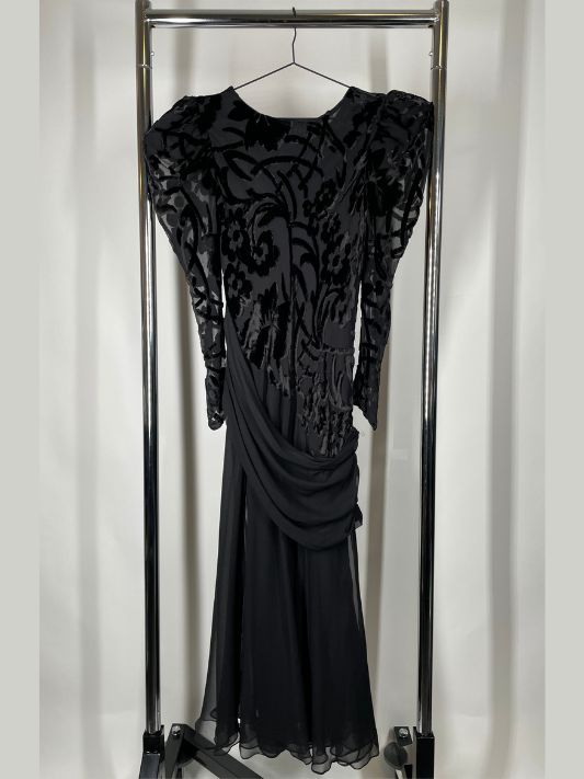 Silk Velvet Devore Dress