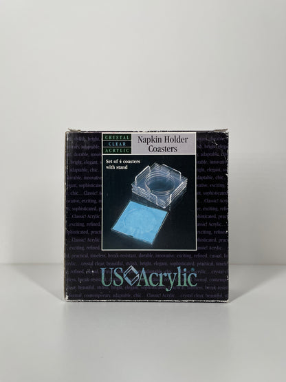 Vintage 93 Napkin Holder Coasters