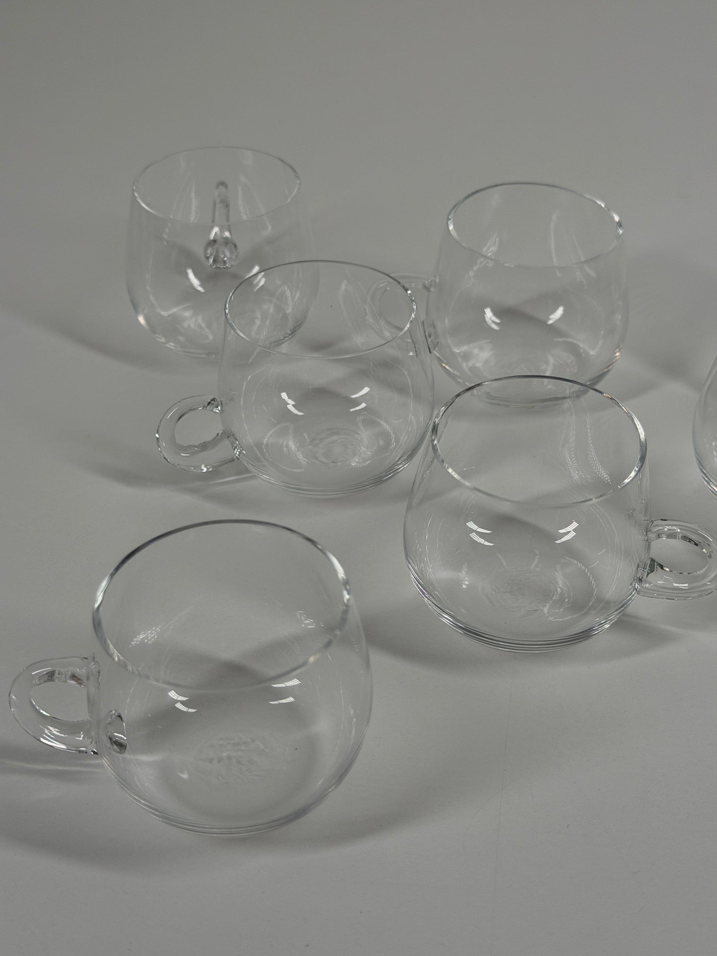 Clear Glass Espresso Cups – Set of 7