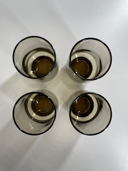 Libbey Tawny Vintage Water Glasses