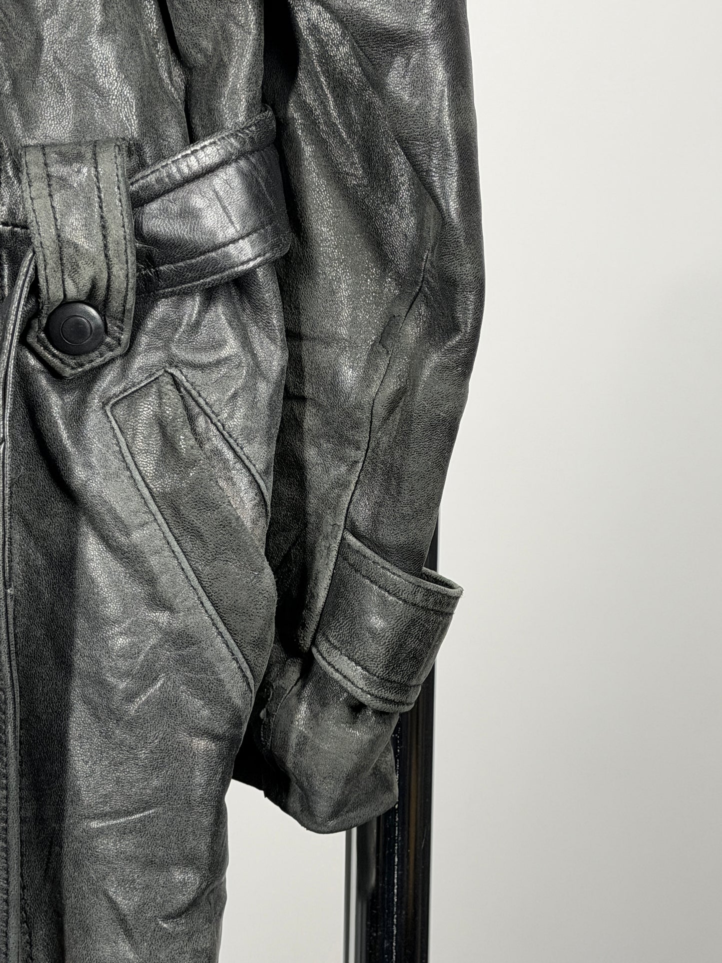 Danier Canada | Belted Leather Jacket