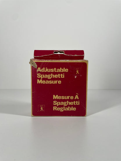 Vintage “Pasta Portion” Adjustable Spaghetti Measure — with Box (Canada, 1970s–80s)