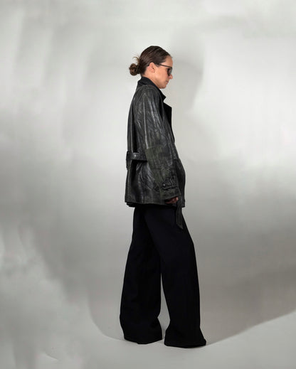 Danier Canada | Belted Leather Jacket