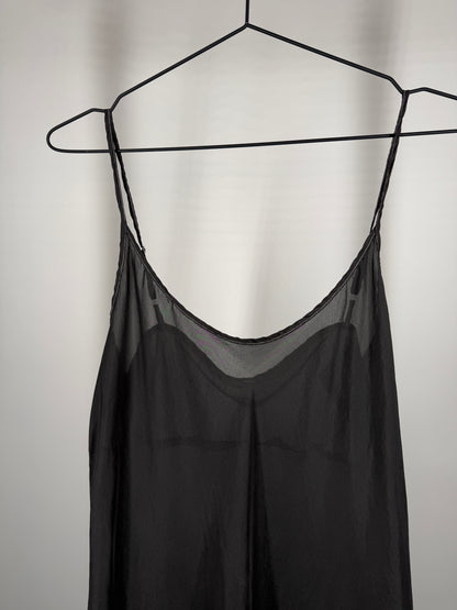 Vintage Hand-Dyed Silk Dress — Size M