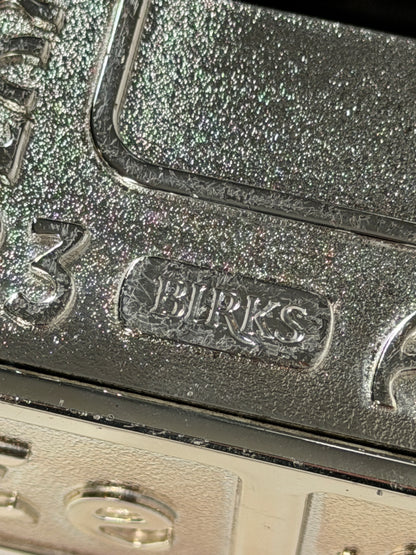 Vintage Birks Silverplate Alphabet Piggy Bank