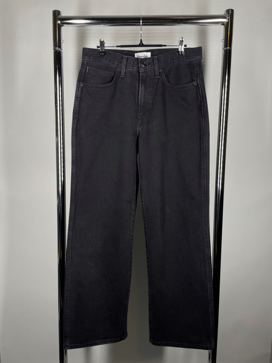 Sun•deh Black Denim – Wide Leg Fit