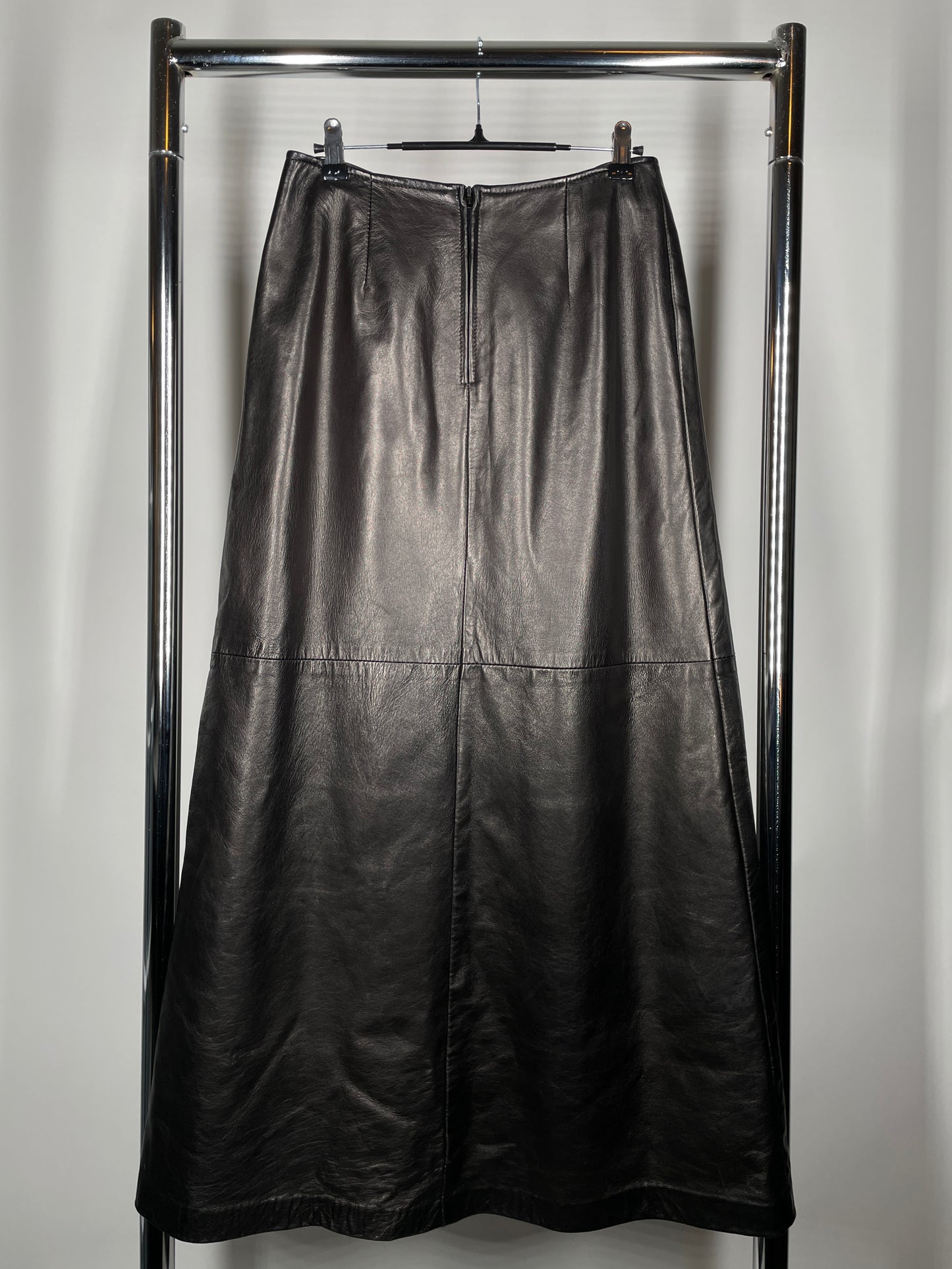 Vintage Leather Danier A-Line Skirt