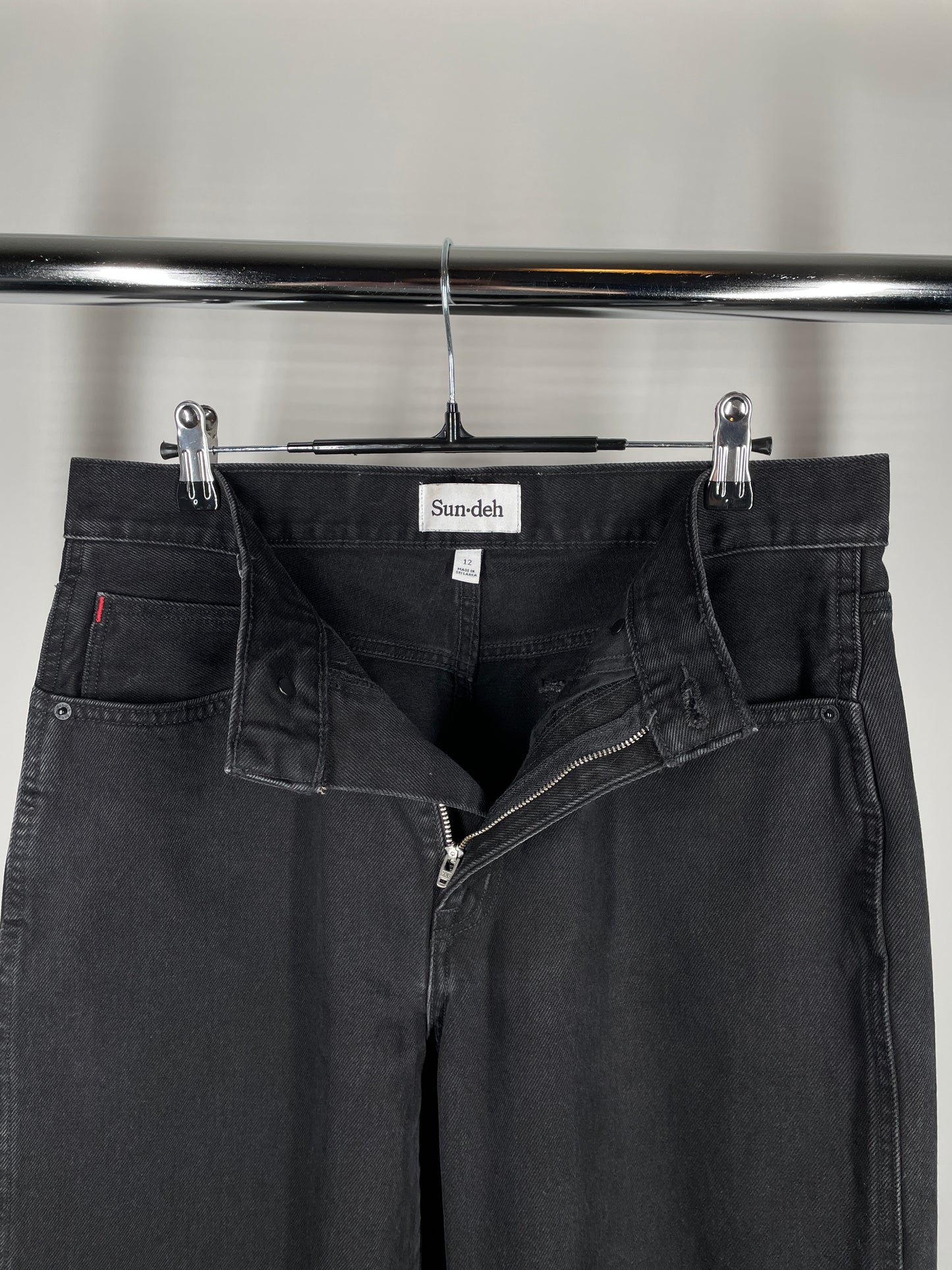 Sun•deh Black Denim – Wide Leg Fit