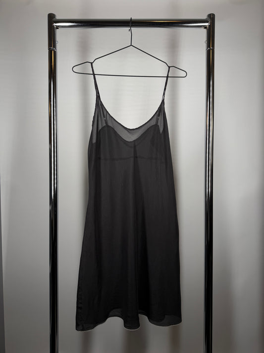 Vintage Hand-Dyed Silk Dress — Size M