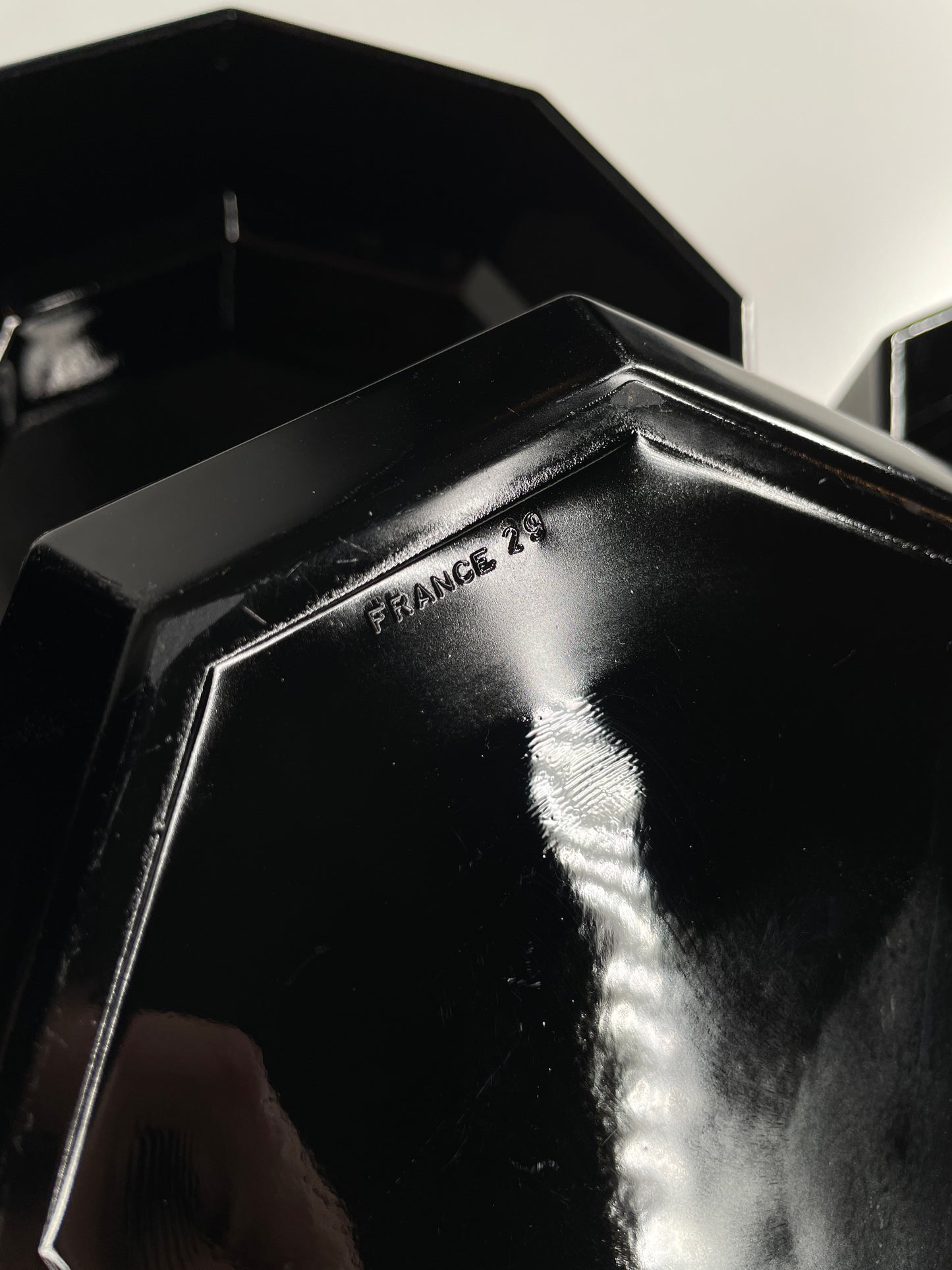 Arcoroc France Black Glass Bowls