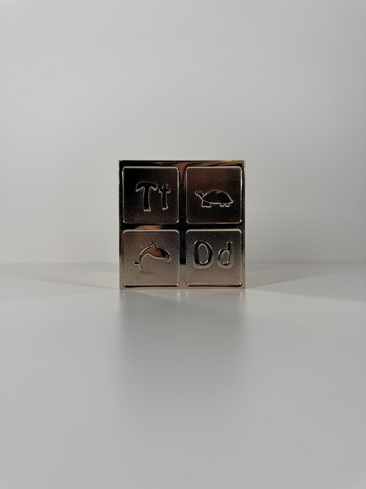 Vintage Birks Silverplate Alphabet Piggy Bank