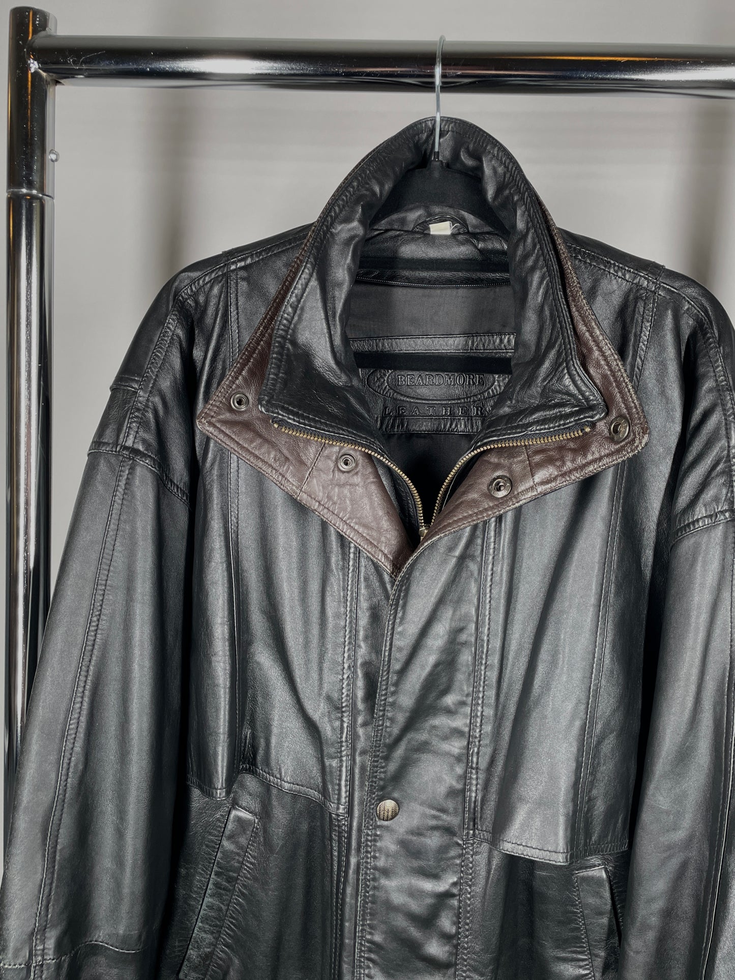 Vintage Leather Moto Jacket