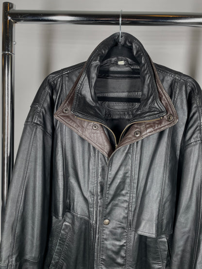 Vintage Leather Moto Jacket