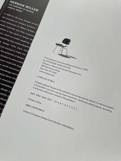 Herman Miller: The Purpose of Design — 2004