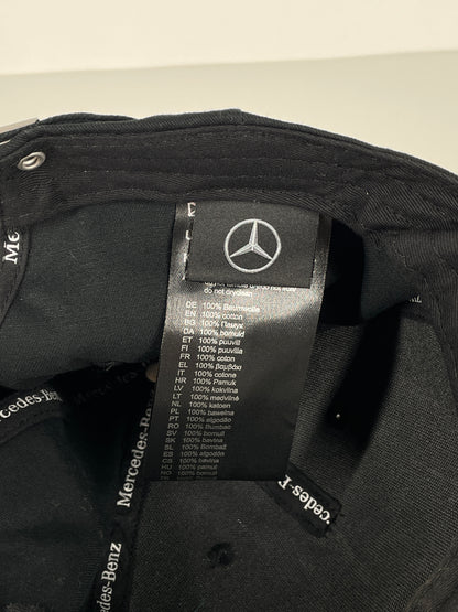 Mercedes-Benz Black Cotton Baseball Cap