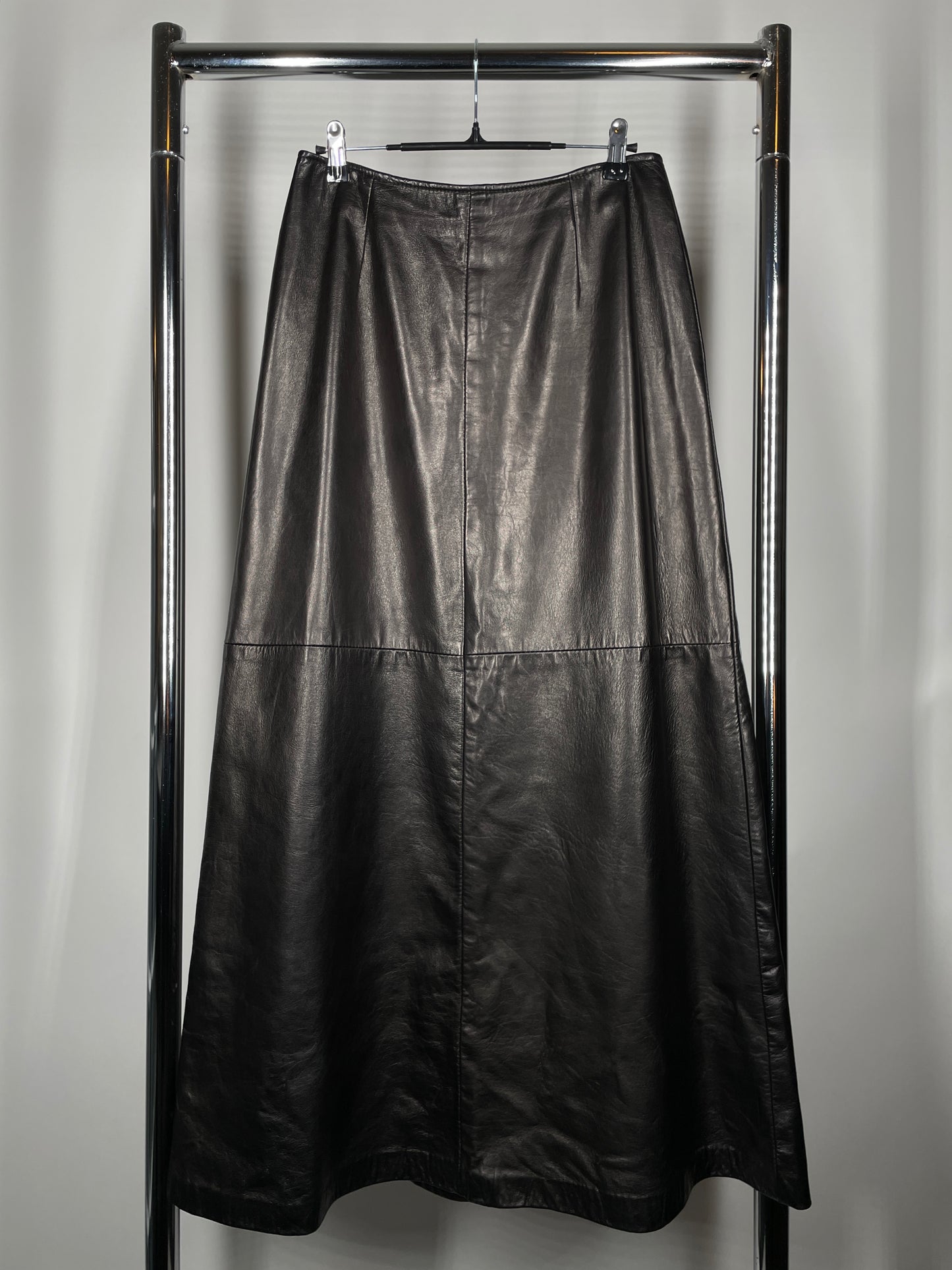 Vintage Leather Danier A-Line Skirt