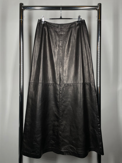 Vintage Leather Danier A-Line Skirt