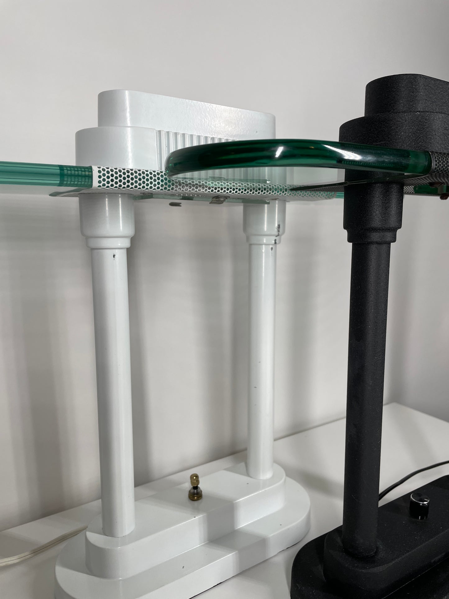 Architectural Desk Lamp by Robert Sonneman in white