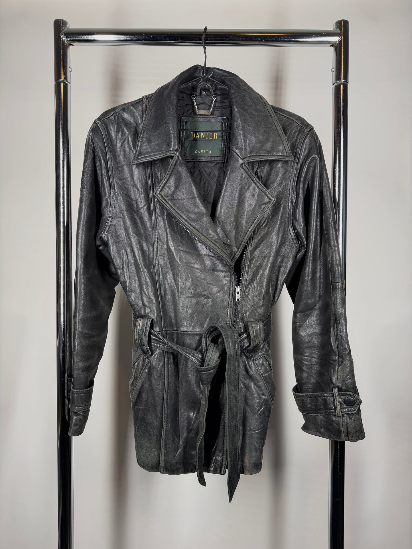 Danier Canada | Belted Leather Jacket