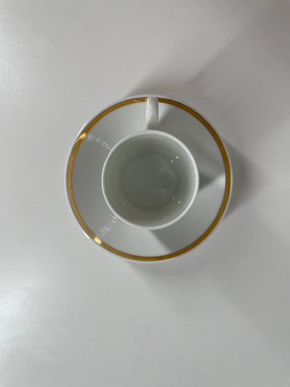 1960's MCM Richard Ginori Italian Espresso Cup and Saucer