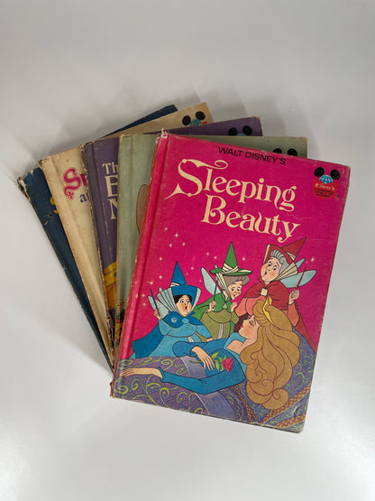 Set of 6 Vintage Children's Walt Disney's Classic Storybooks