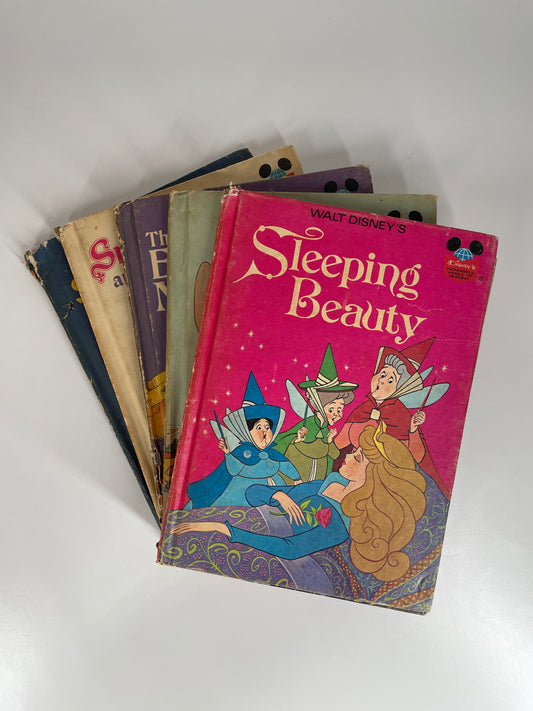 Set of 6 Vintage Children's Walt Disney's Classic Storybooks