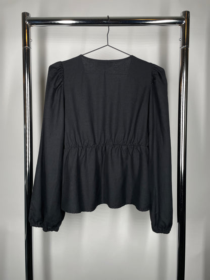 Babydoll Black Blouse
