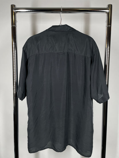 The Perfect Black Short Sleeve Silk