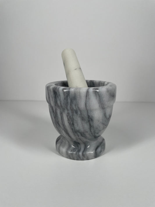 Small Marble Mortar and Pestle
