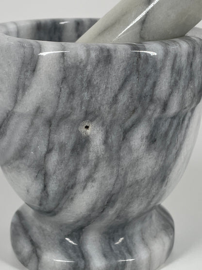 Small Marble Mortar and Pestle
