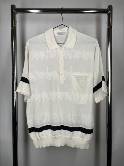 Vintage Bizzaro Italy Knit Polo