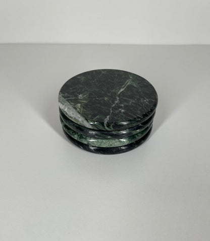 Green Marble Coasters