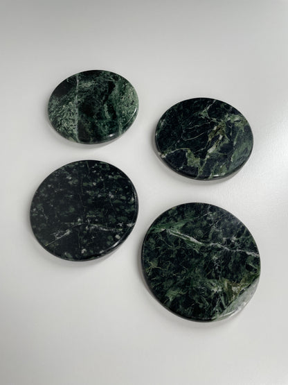 Green Marble Coasters