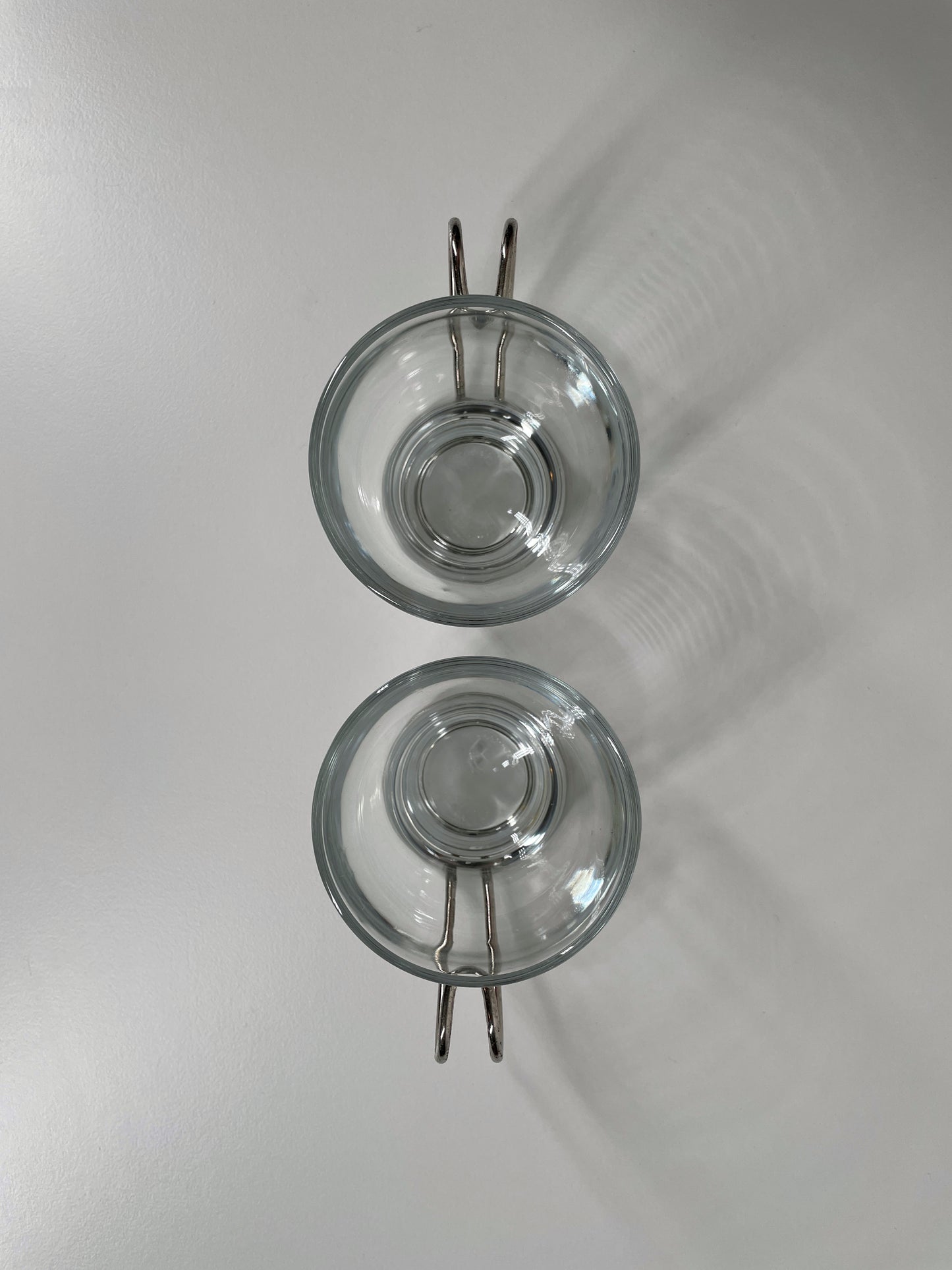 1970’s Vitrosax Italian Glass Espresso Mugs