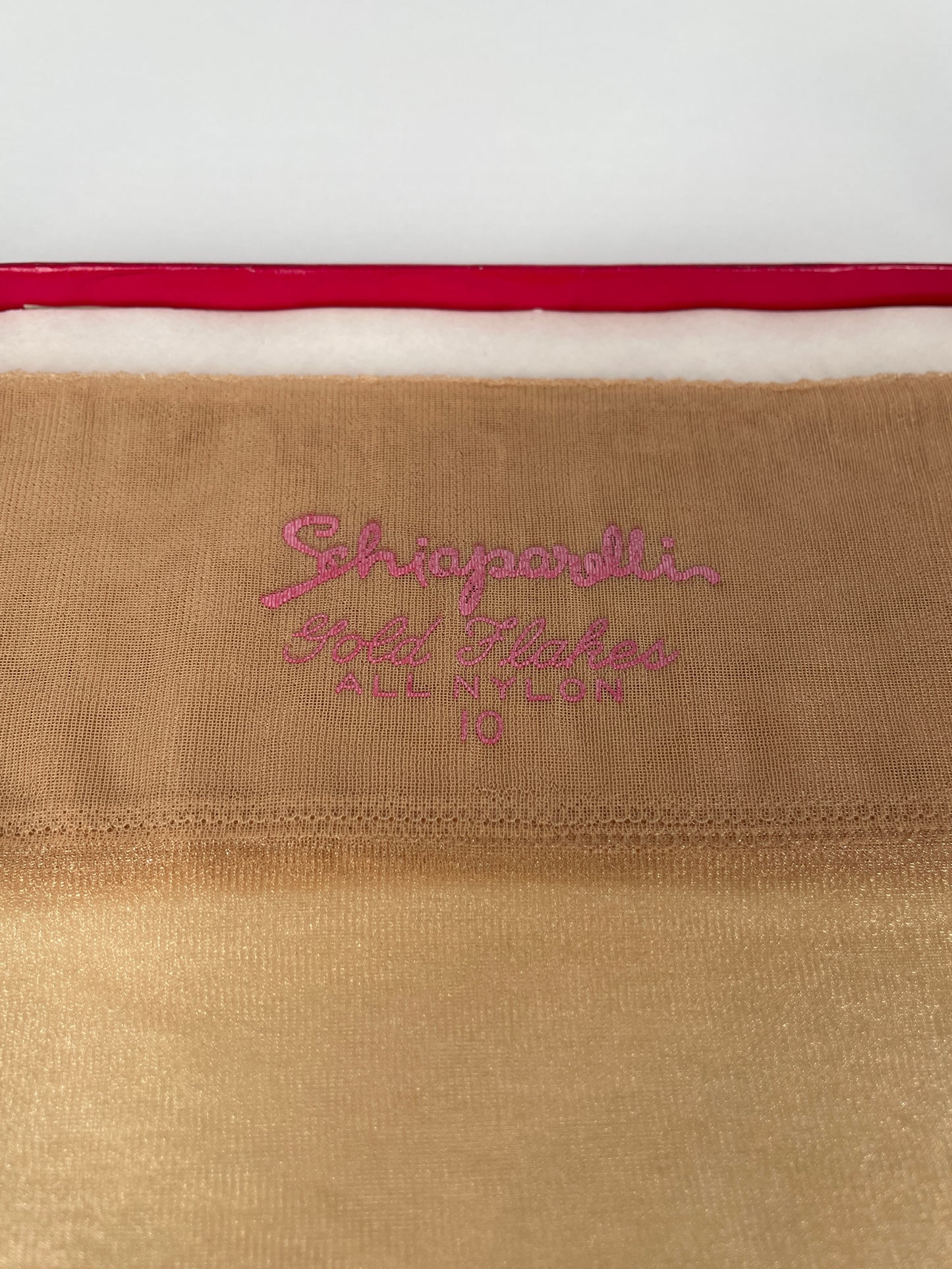 Schiaparelli Gold Flake Stockings