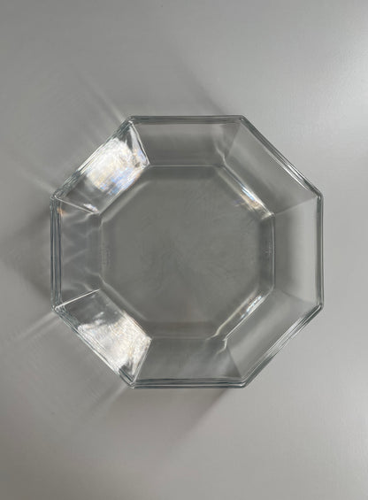 Arcoroc France Clear Glass Plates 7”, Made in France, set of 4