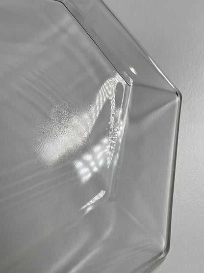 Arcoroc France Clear Glass Plates 7”, Made in France, set of 4