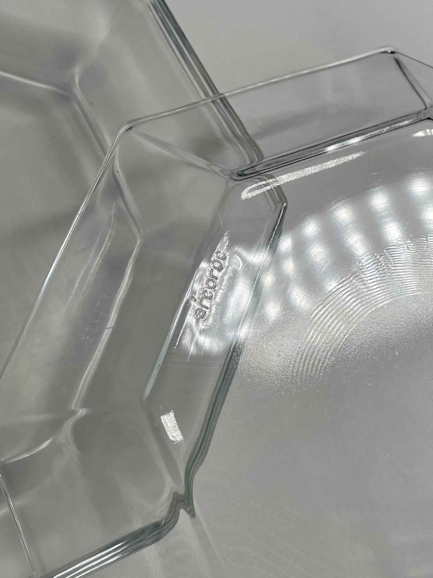 Arcoroc France Clear Glass Plates 7”, Made in France, set of 4