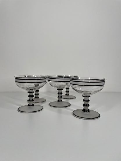 Art Deco Champagne Coupes