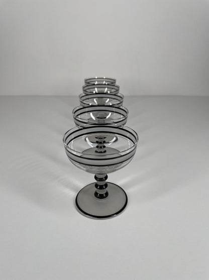 Art Deco Champagne Coupes