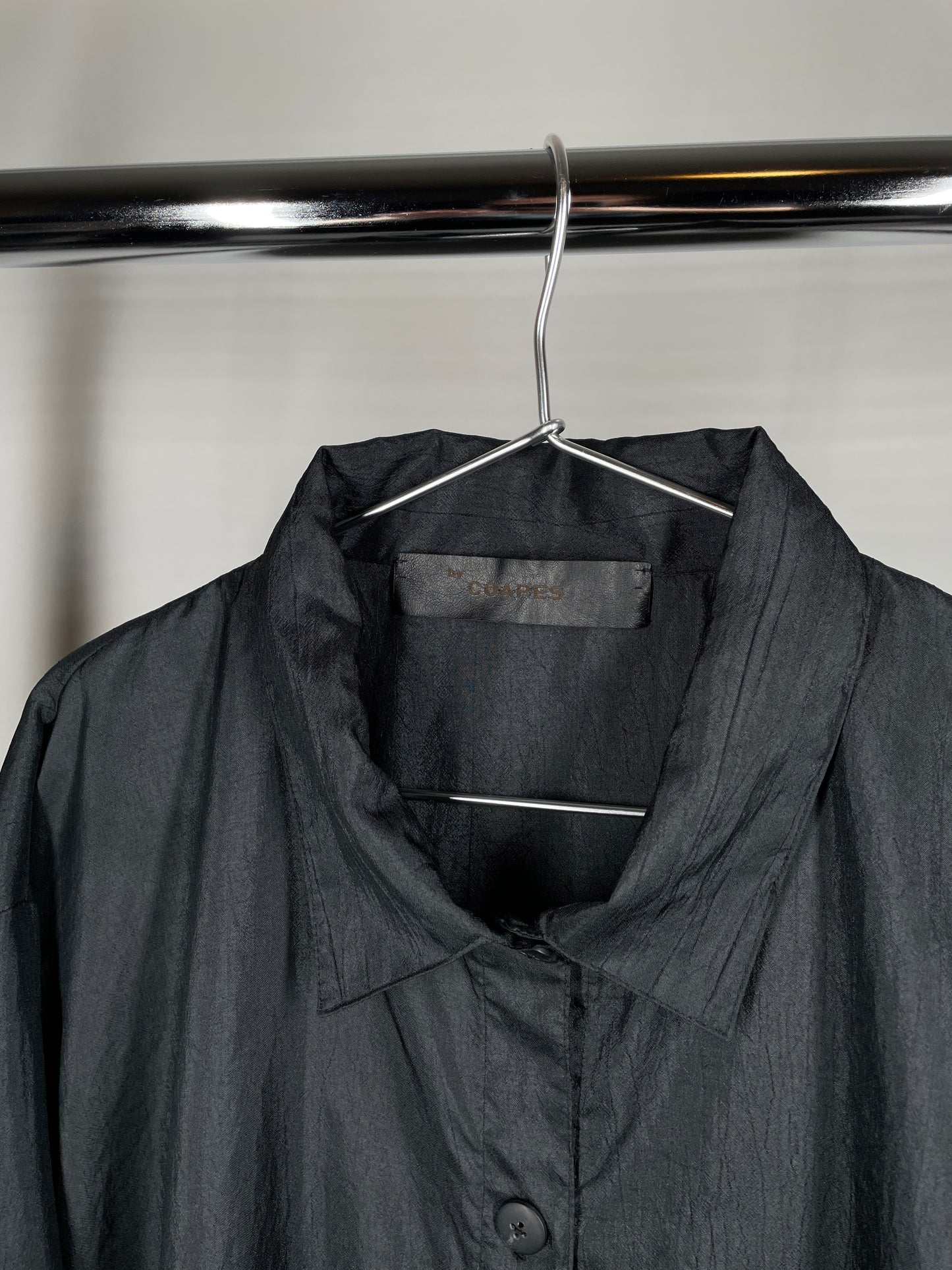Crinkly Black Longsleeve