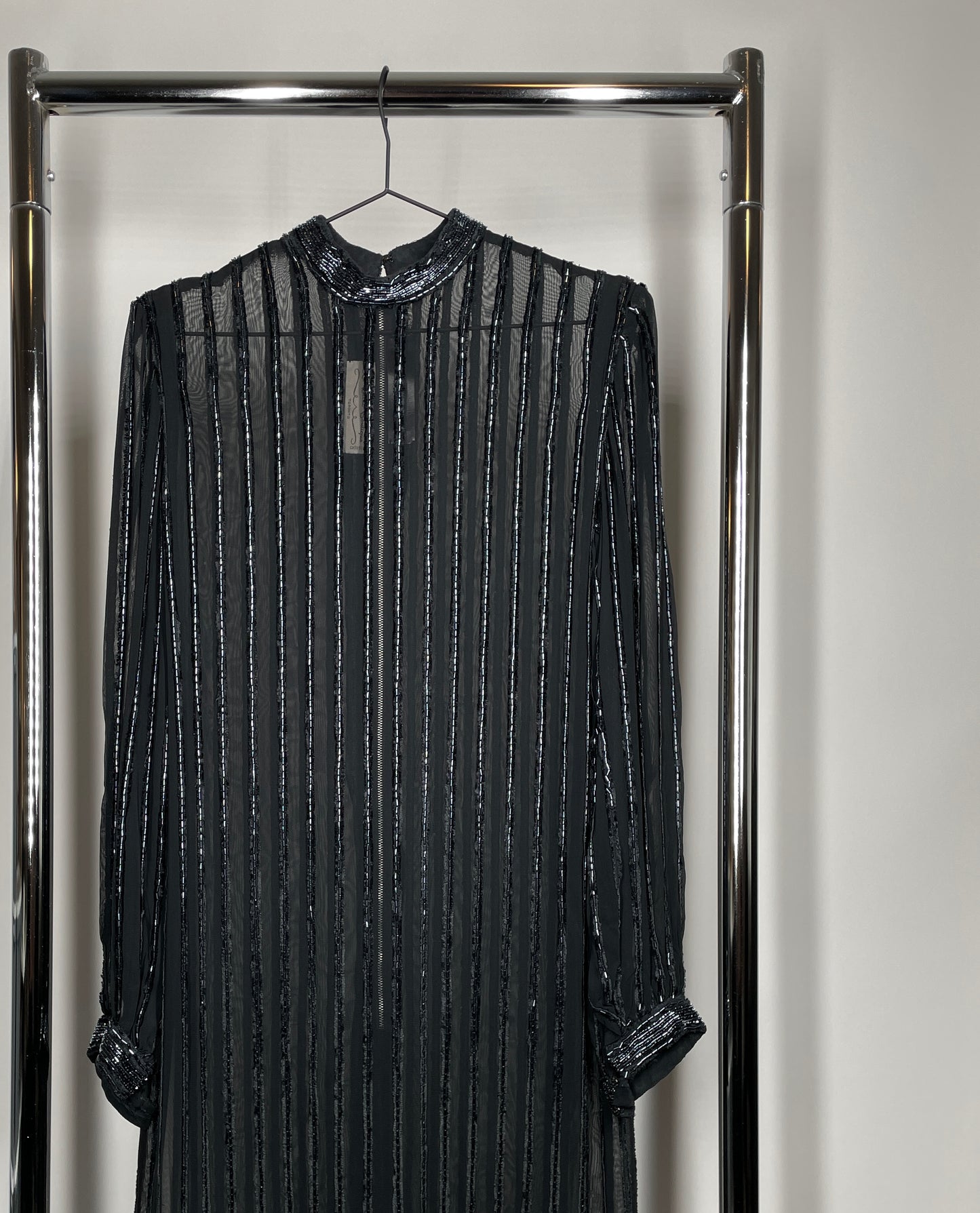 1920's Silk Beaded Flapper Dress