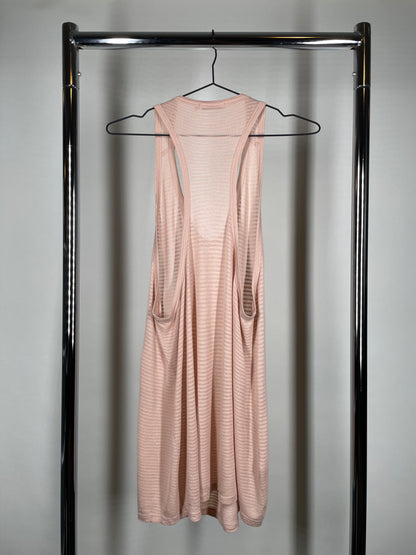 T by Alexander Wang Semi-Sheer Ribbed Tank