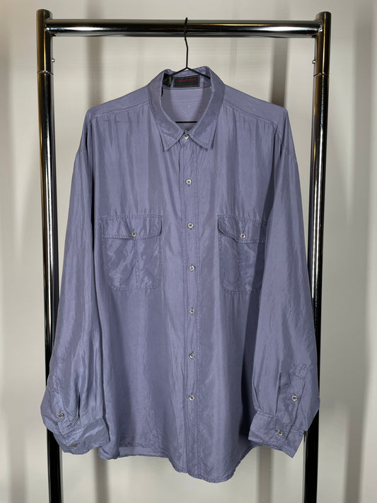 Purple Silk Blouse