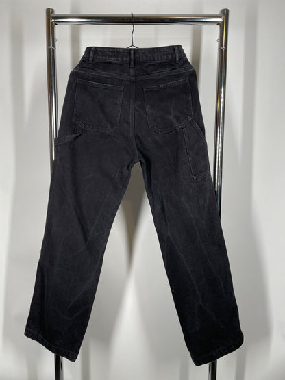 Black Cargo Style Denim