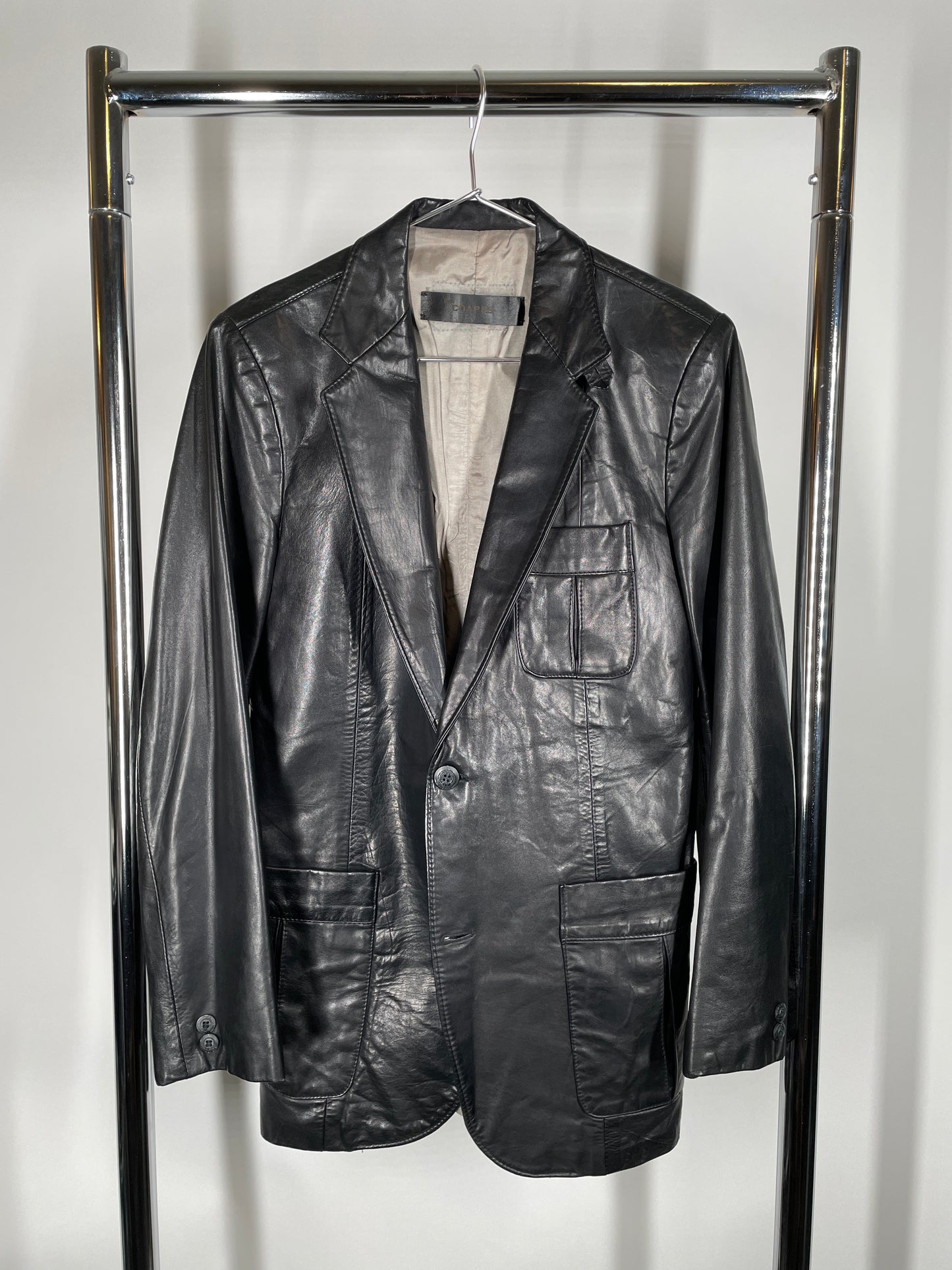 Vintage Leather Blazer