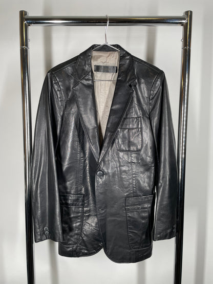 Vintage Leather Blazer
