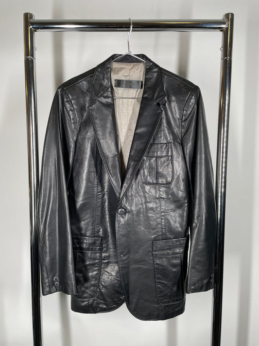 Vintage Leather Blazer